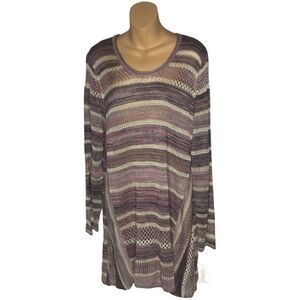 Style & Co NWT Open Knit Tunic Dress Size XL